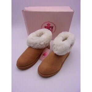 Juicy Couture Keera Ankle Boots Natural Size 9.5 Womens NEW